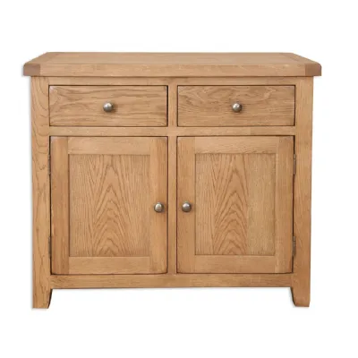 Modern Rustic Oak 2 Door Sideboard with 2 Drawers