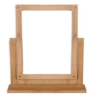Rustic Oak Bedroom Dressing Table Mirror
