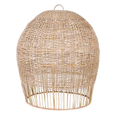 Jellyfish Rattan Hanging Lamp Shade Only