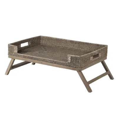 Bermuda Rattan Breakfast Tray On Legs
