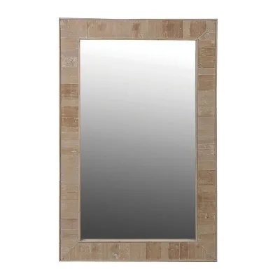 Rectangular Wooden Mirror