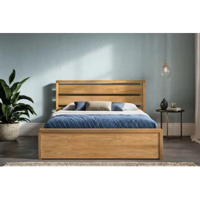 Modena Oak King Bed