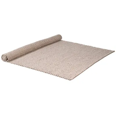 Hand Woven Beige Braid Rug