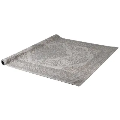 Large Distressed Arabesque Sand Woven Rug
