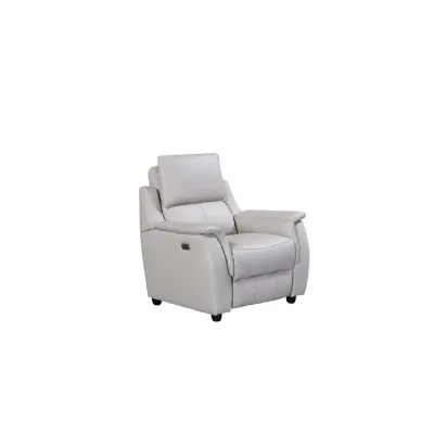 Cloud Leather Electric Power Recliner Chair