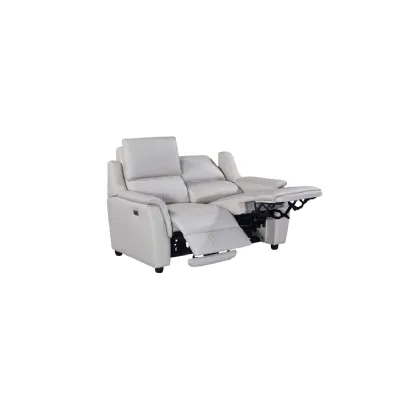 Cloud Leather 2 Seater Electric Power Recliner Sofa