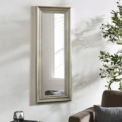 Tokyo Pewter Tall Rectangular Dressing Mirror
