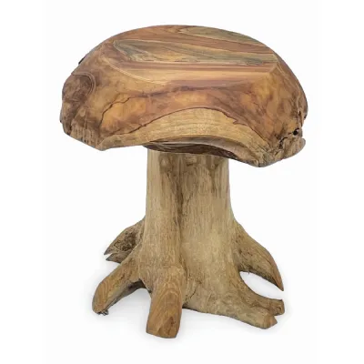 Root Mushroom Rounded Stool