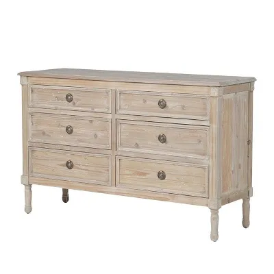 Natural 6 Drawer Cabinet