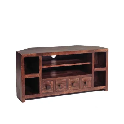 Toko Dark Mango Corner TV Unit