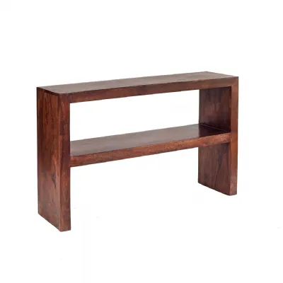 Indian Dark Mango Wood Console Table