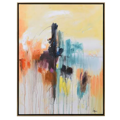 Hand Painted Bright Abstract