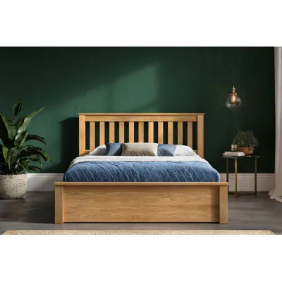 Monaco Oak Double Bed