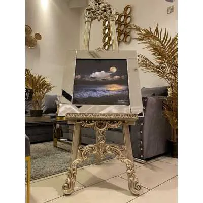Moonlight Shores Wall Art Mirror Frame