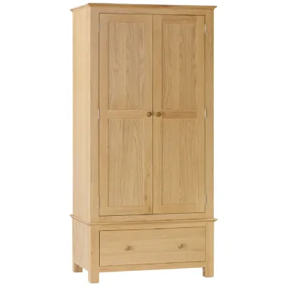 Double Robe With 1 Drawer