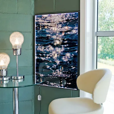 Ocean Light Up Wall Art with LED Remote Controlled
