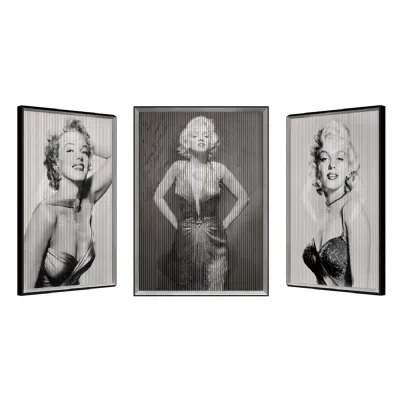 Marilyn Monroe Small Kinetic Wall Art Gold Framed