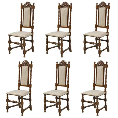 6x 17th Century Style Chairs