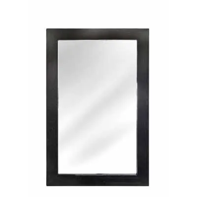 Aria Dark Grey Walnut Wall Mirror
