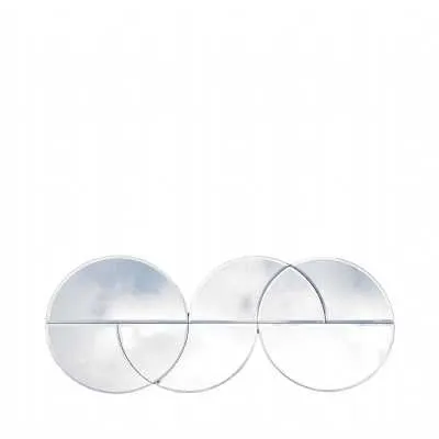75cm Semi Circle Wall Mirror