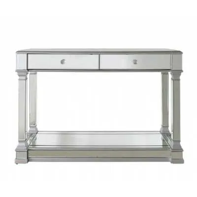 Pollo Console Mirror Table 2 Drawer
