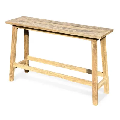 Reclaimed Teak Console 120cm