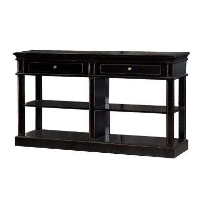 Modern Black Painted Buffet Sideboard With Drawers