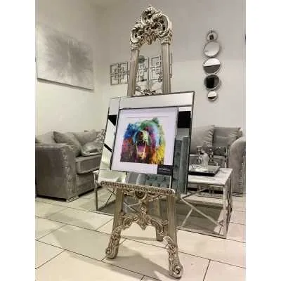 Mutlicolor Bear Wall Art Mirror Frame