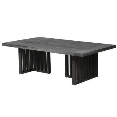Fir Slatted Legs Coffee Table