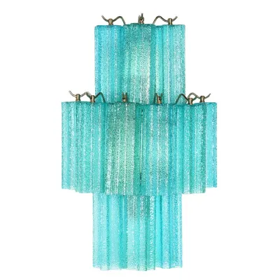 Aqua Tiered Wall Light