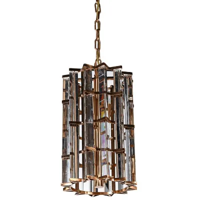 Gold Cage Chandelier