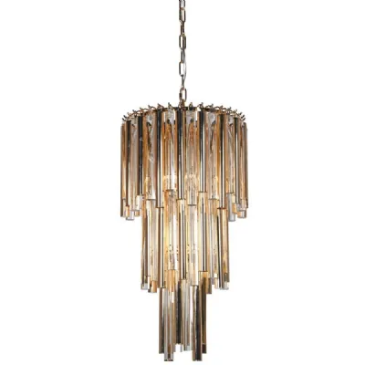 Gold Tiered Chandelier