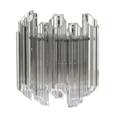 Modern Fluted Tubular Moulded Glass Wall Light