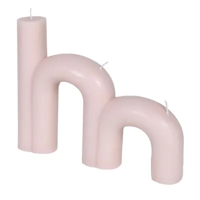 Light Pink 2 Arch Candle