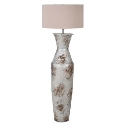 Tall Hairon Floor Lamp with Linen Shade