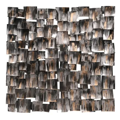 Gold Melt Square Wall Decor