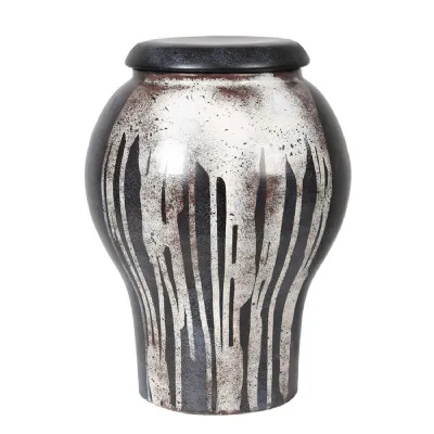 Small Dripping Lidded Vase