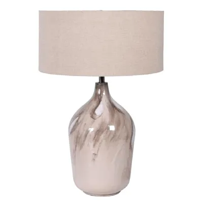 Mystique Table Lamp with Linen Shade
