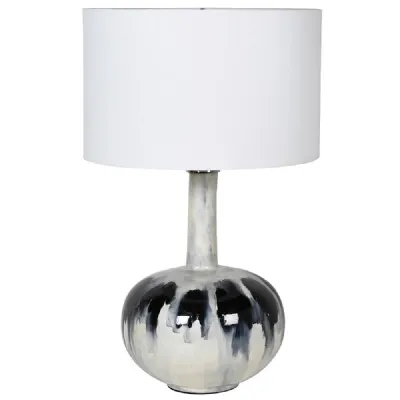 Iceland Rock Enamel Lamp With Shade