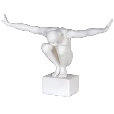 Wh Man Figurine On Stand