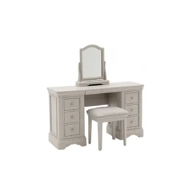 Taupe Painted Dressing Table Mirror