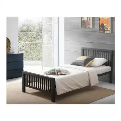 Madrid Black Metal Bed Frame