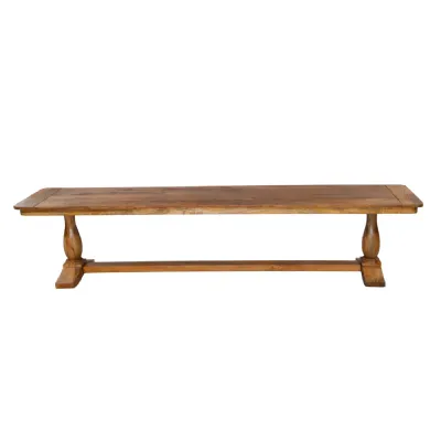 Rustic Solid Mango Wood 2M Dining Bench