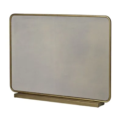 Gold Edged Fire Screen