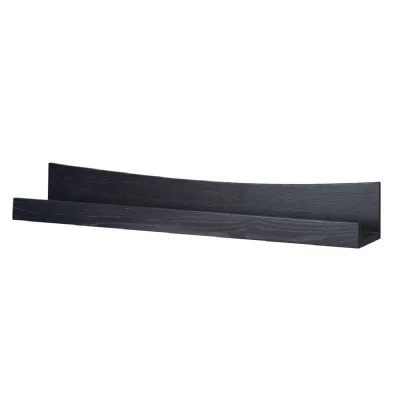 Black Long Wall Shelf