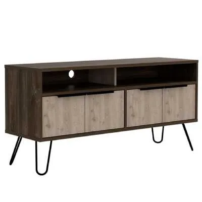 Wide Screen TV Rack With 4 Doors