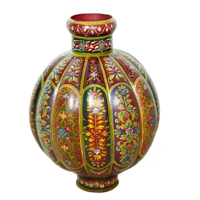 Vintage Extra Large Metal Vase Height 75cm