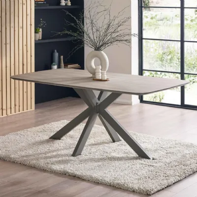 Noah Taupe Rectangular Dining Table