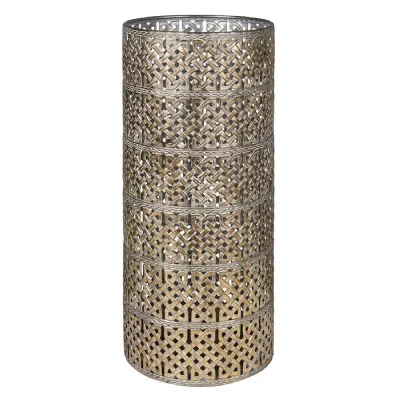 Gold Lattice Umbrella Stand