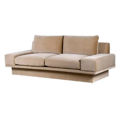 Caramel Floating 3 Seater Sofa